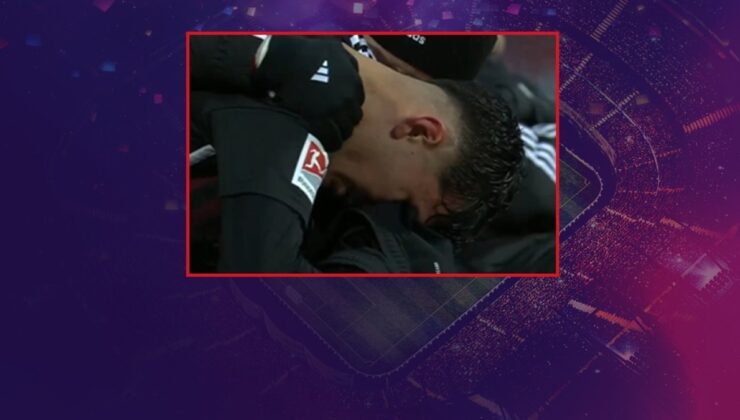 Can Uzun oyundan alındıktan sonra gözyaşlarını tutamadı!