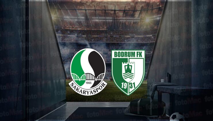 Sakaryaspor – Bodrum FK maçı canlı şifresiz izle | Sakaryaspor – Bodrum FK maçı saat kaçta? Hangi kanalda?