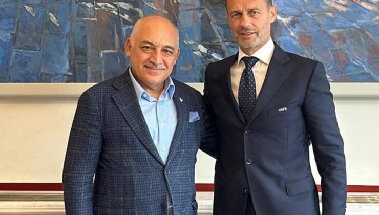 UEFA Başkanı Aleksander Ceferin’den TFF Başkanı Mehmet Büyükekşi’ye tebrik!