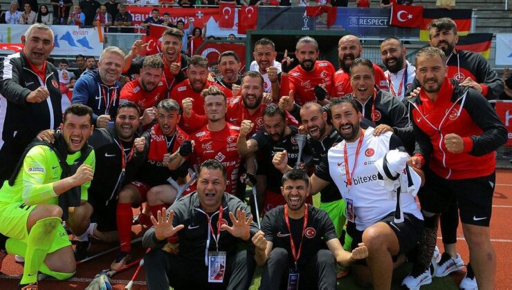 Ampute Milli Futbol Takımı Avrupa Şampiyonası’nda finale çıktı!