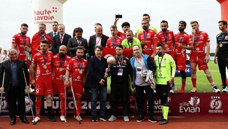 Avrupa şampiyonuyuz!