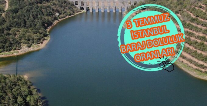BARAJ DOLULUK ORANLARI – İstanbul baraj doluluk oranı İSKİ 3 TEMMUZ rakamları