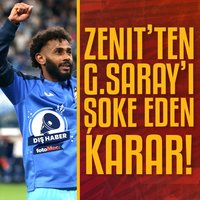 Zenit'ten G.Saray'ı şok eden karar!