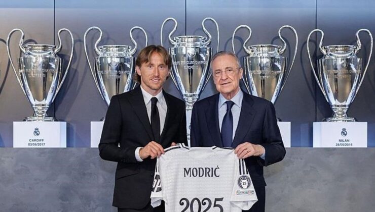Real Modric’le 1 yıl uzattı