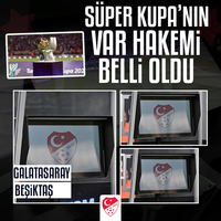 Süper Kupa'da VAR hakemi açıklandı!