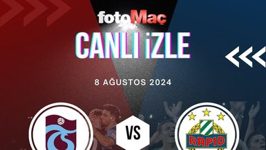 TRBAZONSPOR - RAPID WIEN MAÇI CANLI İZLE | Trabzonspor - Rapid Wien maçı hangi kanalda, saat kaçta? Avrupa Ligi