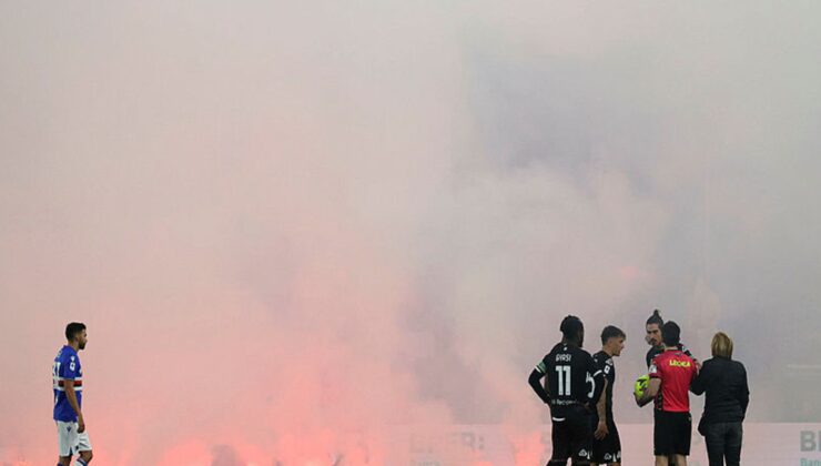 İtalya’da olaylı derbi! Genoa ile Sampdoria…