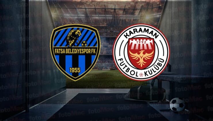 Fatsa Belediyespor – Karaman Futbol Kulübü maçı ne zaman, saat kaçta, hangi kanalda? | Ziraat Türkiye Kupası