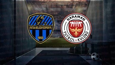 Fatsa Belediyespor - Karaman Futbol Kulübü maçı ne zaman, saat kaçta, hangi kanalda? | Ziraat Türkiye Kupası