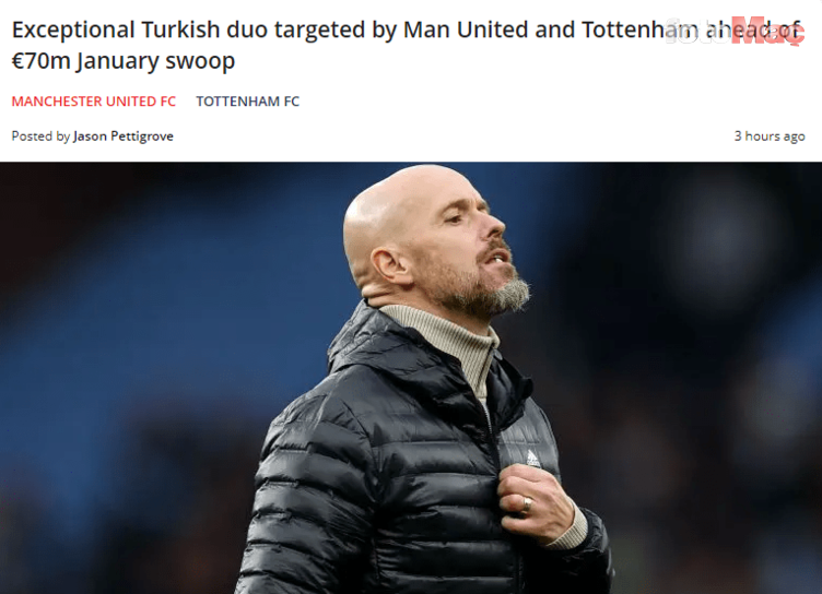 TRANSFER HABERLERİ | Erik ten Hag şaştı kaldı! Kerem Aktürkoğlu ile Orkun Kökçü'yü elinden kapıyorlar