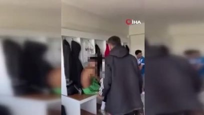 Antrenörden futbolcuya darp!