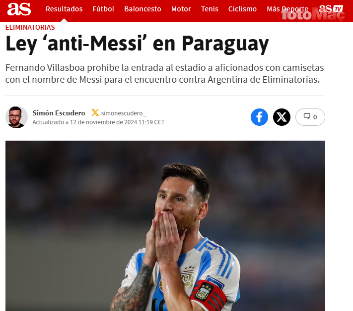 Dünya Kupası Elemeleri'nde skandal Messi kararı! Forma ile gelen taraftarlar...