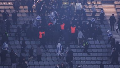 Fransa'da İsrail'e tepki! Tribünlerde kavga çıktı