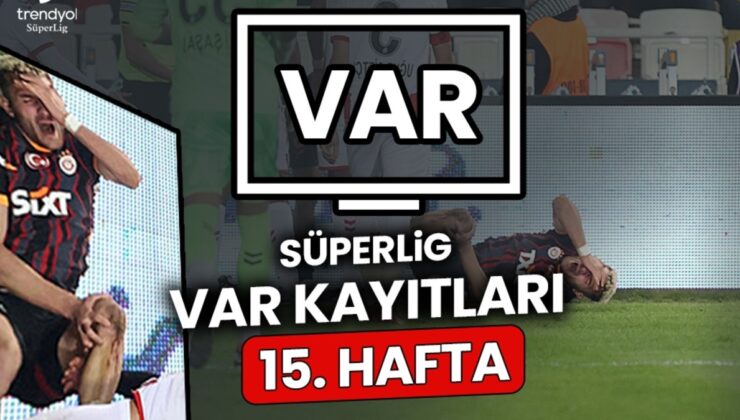 15. hafta VAR kayıtları izle | TFF Süper Lig 15. hafta Sivasspor – Galatasaray maçı VAR kayıtları