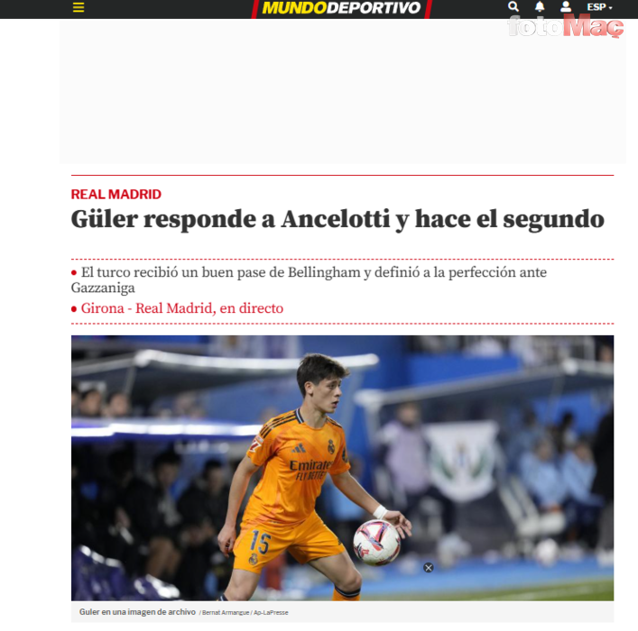 Arda Güler ve Kerem Aktürkoğlu Avrupa'da manşetlerde!