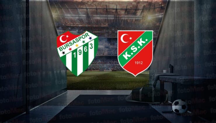 Bursaspor – Karşıyaka maçı CANLI İZLE | Bursaspor – Karşıyaka maçı ne zaman, saat kaçta? Hangi kanalda?