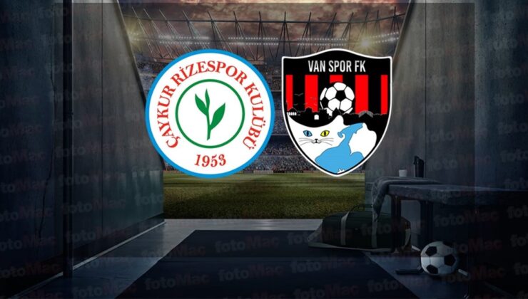 Çaykur Rizespor – Van Spor FK maçı ne zaman, saat kaçta, hangi kanalda? ZTK MAÇI CANLI