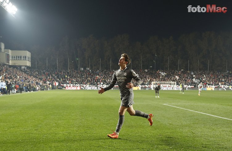 İspanya'da gündem Arda Güler! Real Madrid - Rayo Vallecano maçında...