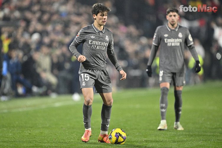 İspanya'da gündem Arda Güler! Real Madrid - Rayo Vallecano maçında...