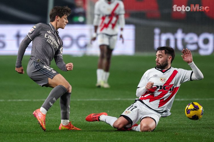 İspanya'da gündem Arda Güler! Real Madrid - Rayo Vallecano maçında...