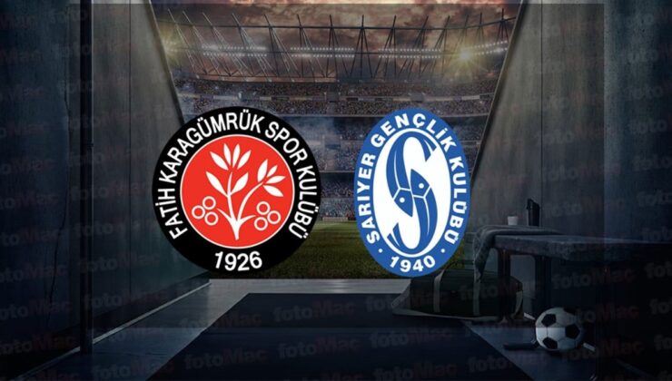 Karagümrük – Sarıyer maçı ne zaman, saat kaçta, hangi kanalda? | Ziraat Türkiye Kupası
