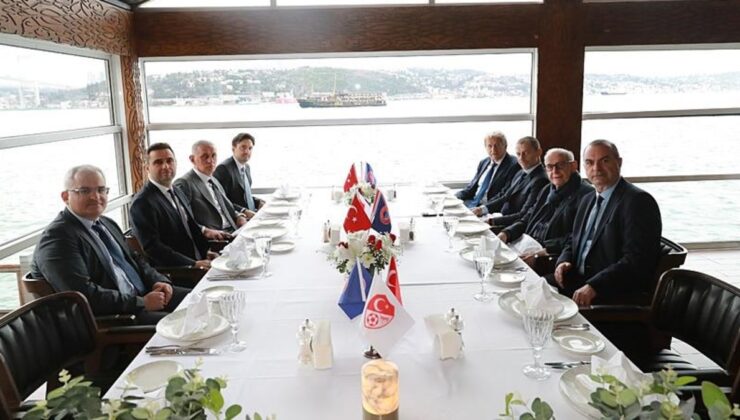 UEFA Başkanı geldi: Sürpriz konuk Başkan Ceferin