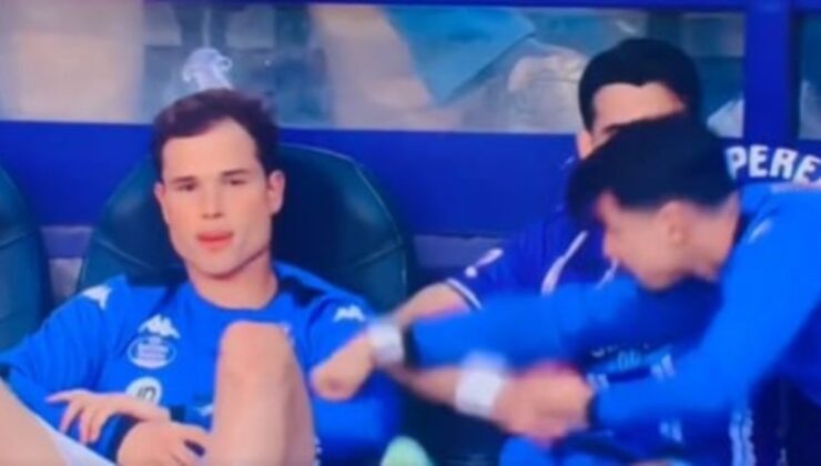 Real Valladolid yedek kulübesinde şok anlar! Luis Perez…